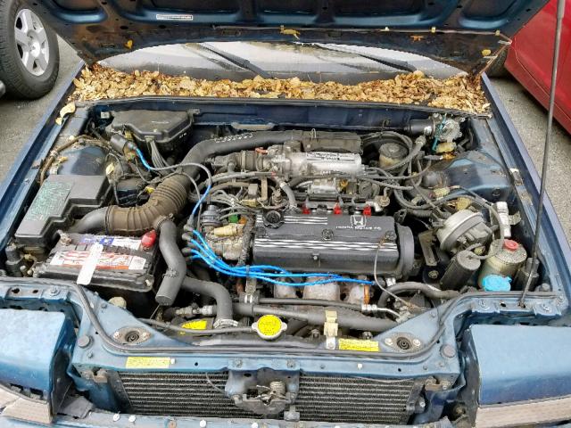 1HGCA6245KA066930 - 1989 HONDA ACCORD SEI BLUE photo 7