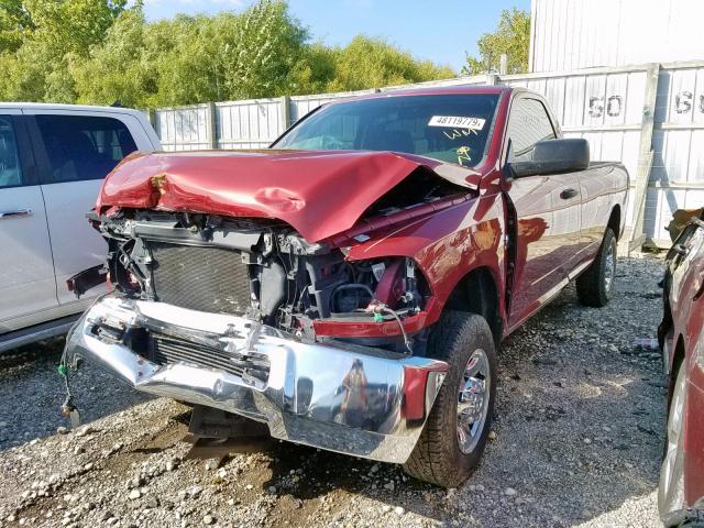 3C6LD5ALXCG306511 - 2012 DODGE RAM 2500 S Կարմիր լուսանկար 2