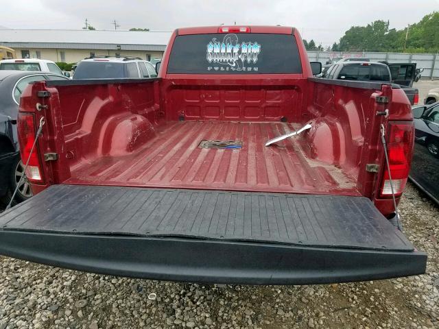 3C6LD5ALXCG306511 - 2012 DODGE RAM 2500 S Կարմիր լուսանկար 6