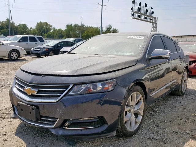 2G1145SL5E9151743 - 2014 CHEVROLET IMPALA LTZ BLACK photo 2