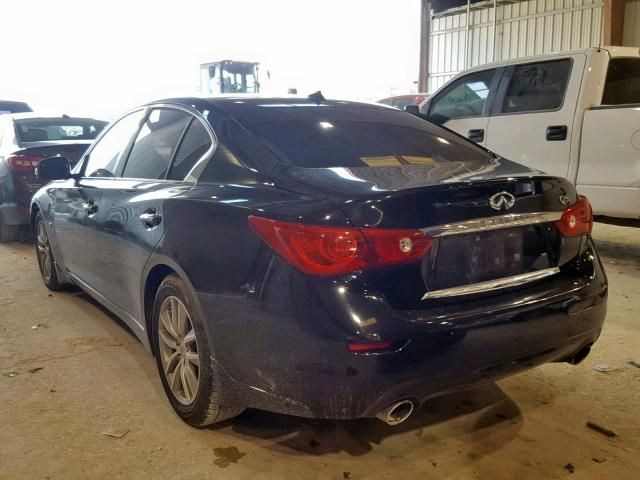 JN1BV7AP6FM330647 - 2015 INFINITI Q50 BASE BLACK photo 3