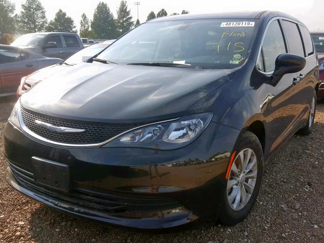 2C4RC1DG0HR510782 - 2017 CHRYSLER PACIFICA T BLACK photo 2