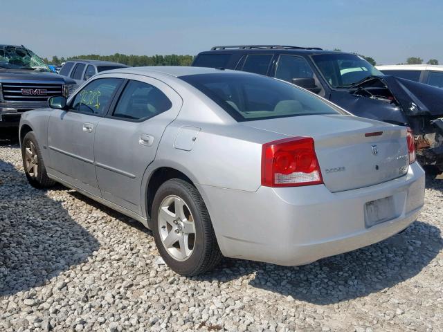 2B3CA3CV9AH299716 - 2010 DODGE CHARGER SX SILVER photo 3