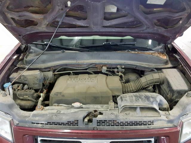 2HJYK16227H515787 - 2007 HONDA RIDGELINE MAROON photo 7