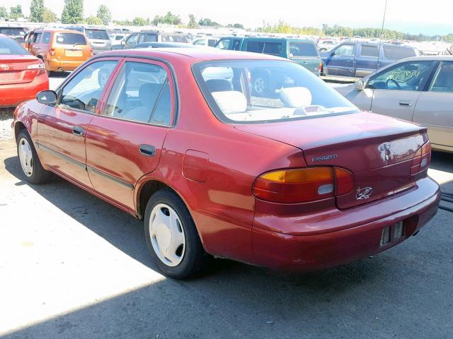 1Y1SK52892Z425052 - 2002 CHEVROLET GEO PRIZM 红色 照片 3