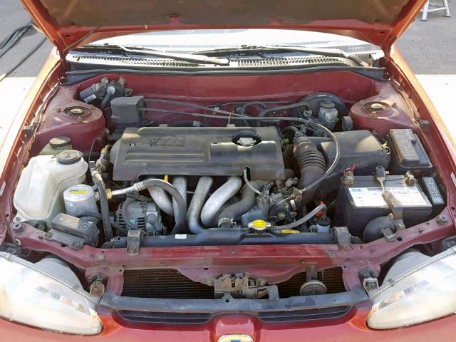 1Y1SK52892Z425052 - 2002 CHEVROLET GEO PRIZM 红色 照片 7