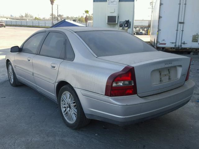 YV1TS91DX21271300 - 2002 VOLVO S80 T6 TUR SILVER photo 3