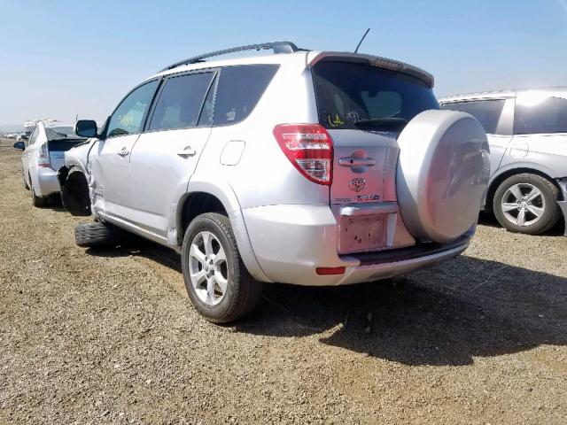 JTMZF31V895007246 - 2009 TOYOTA RAV4 LIMIT SILVER photo 3