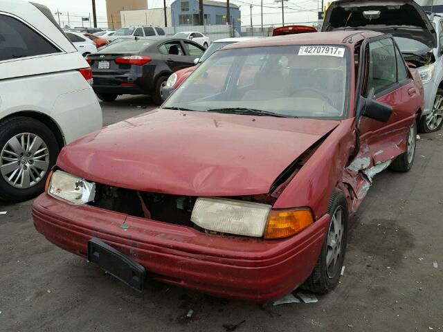 3FASP13J4SR176671 - 1995 FORD ESCORT LX RED photo 2