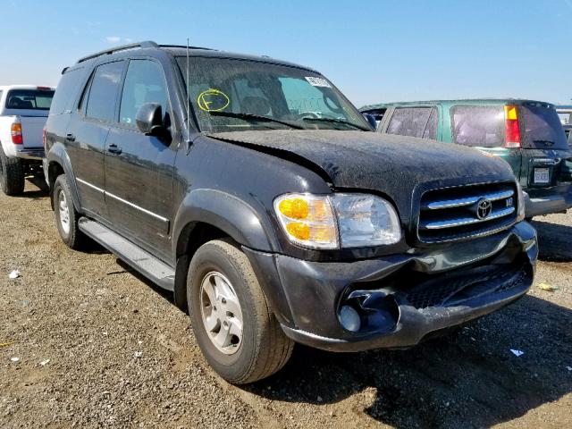 5TDZT38A11S041345 - 2001 TOYOTA SEQUOIA LI BLACK photo 1