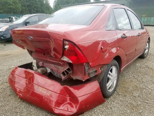 1FAFP38Z94W184700 - 2004 FORD FOCUS ZTS RED photo 4