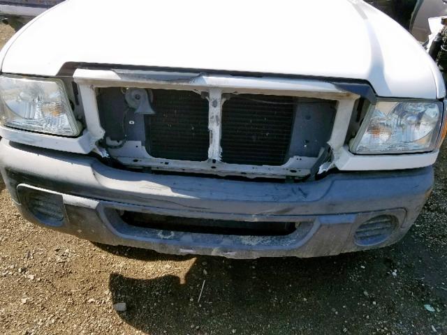 1FTYR14D99PA17525 - 2009 FORD RANGER SUP WHITE photo 9