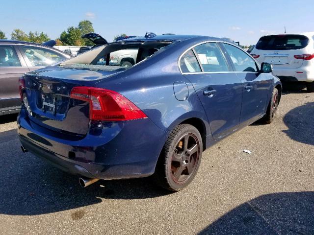 YV1612FS2D2230509 - 2013 VOLVO S60 T5 BLUE photo 4