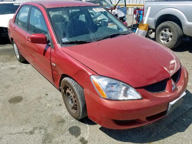 JA3AJ26E65U050917 - 2005 MITSUBISHI LANCER ES RED photo 1