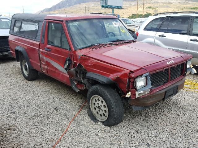 1J7FT26S9NL159298 - 1992 JEEP COMANCHE RED photo 1