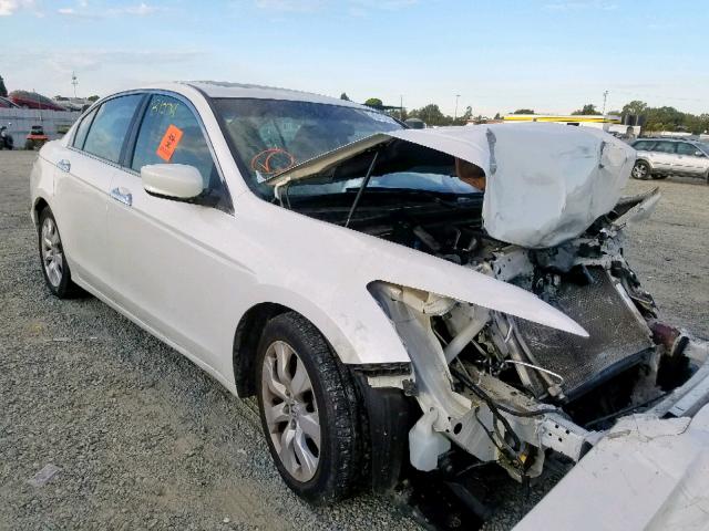 1HGCP3F86AA017762 - 2010 HONDA ACCORD EXL WHITE photo 1