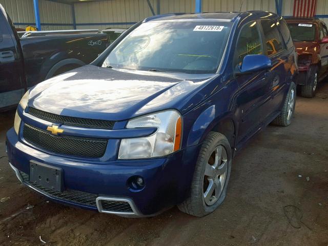 2CNDL937986073016 - 2008 CHEVROLET EQUINOX SP BLUE photo 2