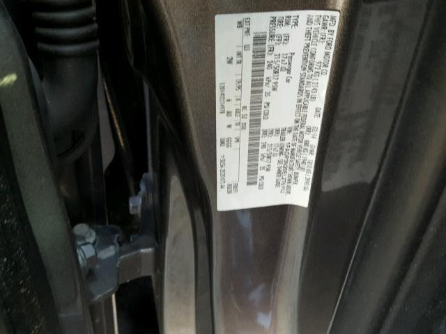 1FADP3N20EL276103 - 2014 FORD FOCUS TITA CHARCOAL photo 10