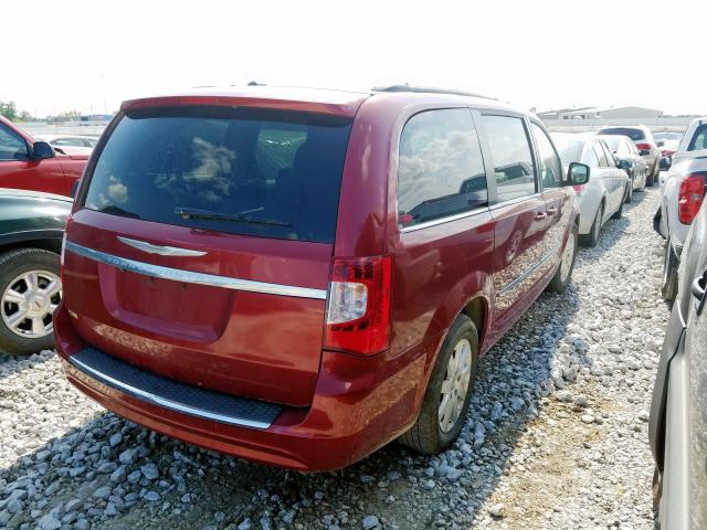 2C4BC1BG3ER217294 - 2014 CHRYSLER TOWN & COU RED photo 4