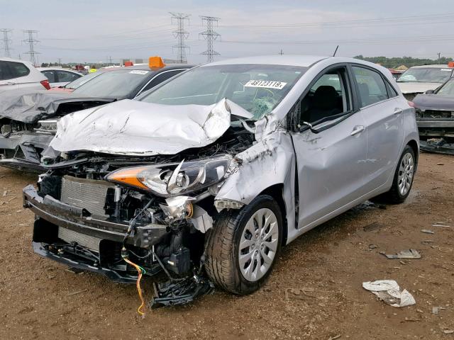 KMHD35LH3GU321052 - 2016 HYUNDAI ELANTRA GT SILVER photo 2