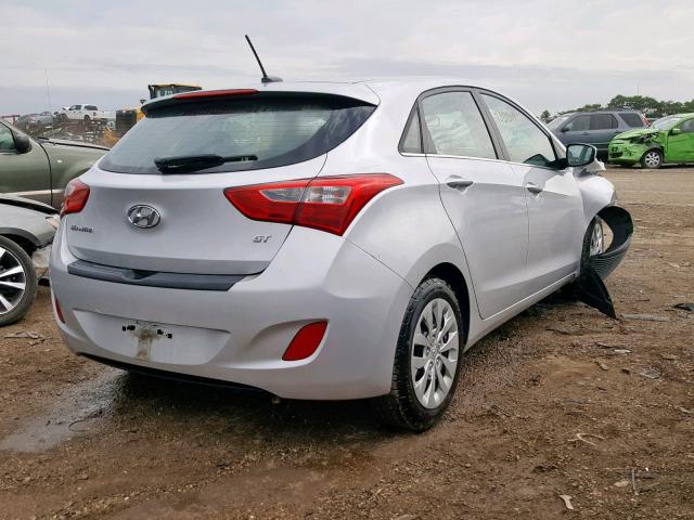 KMHD35LH3GU321052 - 2016 HYUNDAI ELANTRA GT SILVER photo 4