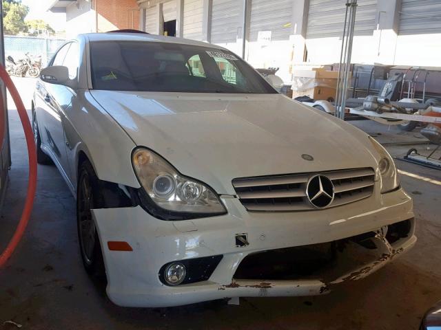 WDDDJ77X27A091096 - 2007 MERCEDES-BENZ CLS 63 AMG WHITE photo 1