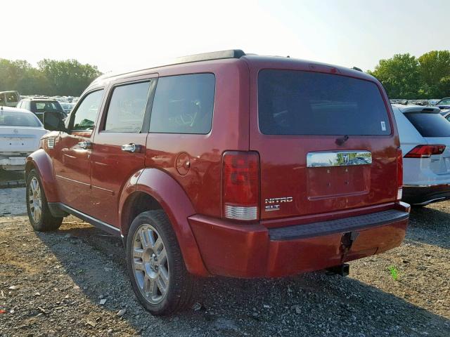 1D8GT58KX8W108676 - 2008 DODGE NITRO RED photo 3