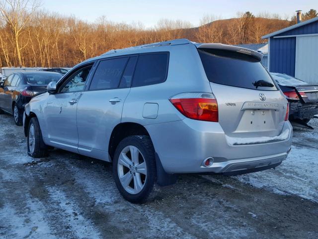 JTEES42A092119631 - 2009 TOYOTA HIGHLANDER SILVER photo 3