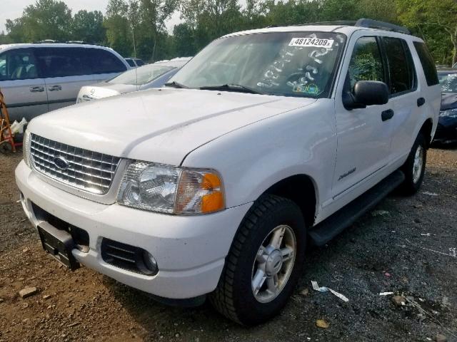 1FMZU73E55UA68107 - 2005 FORD EXPLORER X WHITE photo 2