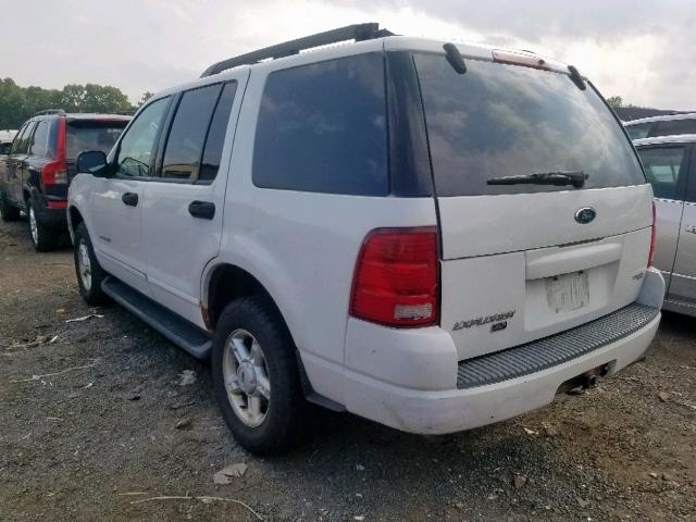 1FMZU73E55UA68107 - 2005 FORD EXPLORER X WHITE photo 3