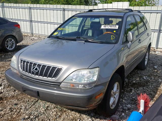 JTJHF10U420250044 - 2002 LEXUS RX 300 GRAY photo 2