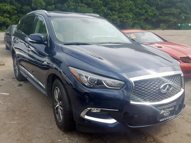 5N1DL0MM2HC546410 - 2017 INFINITI QX60 BLUE photo 1