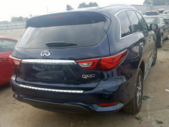 5N1DL0MM2HC546410 - 2017 INFINITI QX60 BLUE photo 4