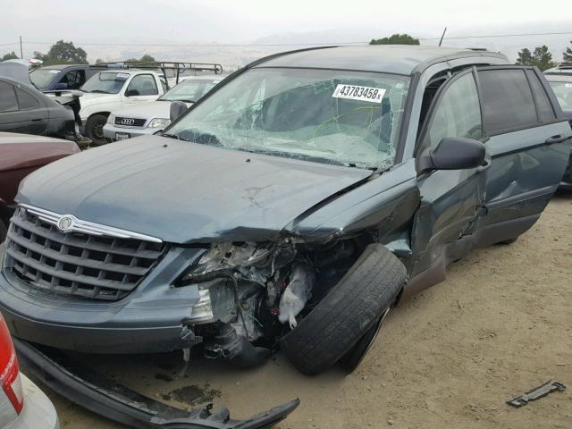 2A8GM48L47R130154 - 2007 CHRYSLER PACIFICA GREEN photo 2