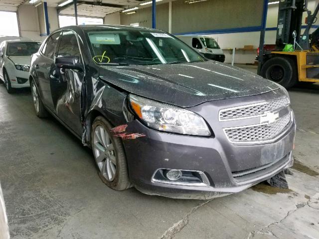 1G11H5SAXDF329896 - 2013 CHEVROLET MALIBU LTZ ნაცრისფერი ფოტო 1
