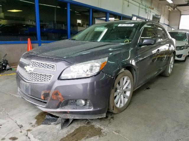 1G11H5SAXDF329896 - 2013 CHEVROLET MALIBU LTZ ნაცრისფერი ფოტო 2