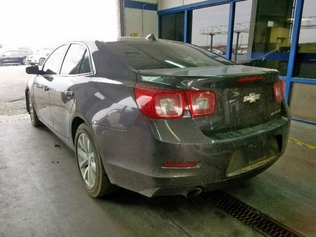 1G11H5SAXDF329896 - 2013 CHEVROLET MALIBU LTZ ნაცრისფერი ფოტო 3