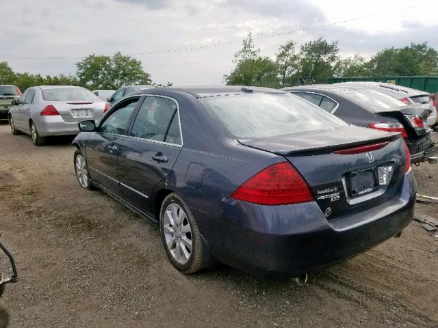 1HGCM66536A042139 - 2006 HONDA ACCORD EX GRAY photo 3