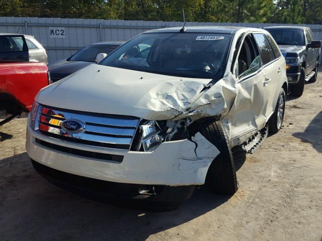 2FMDK49C58BA43965 - 2008 FORD EDGE LIMIT WHITE photo 2