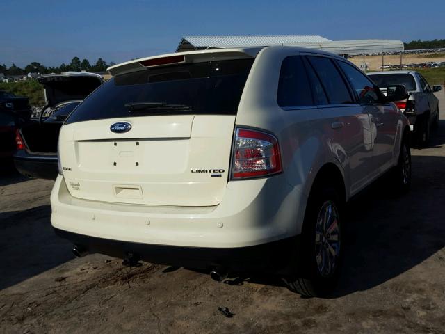 2FMDK49C58BA43965 - 2008 FORD EDGE LIMIT WHITE photo 4