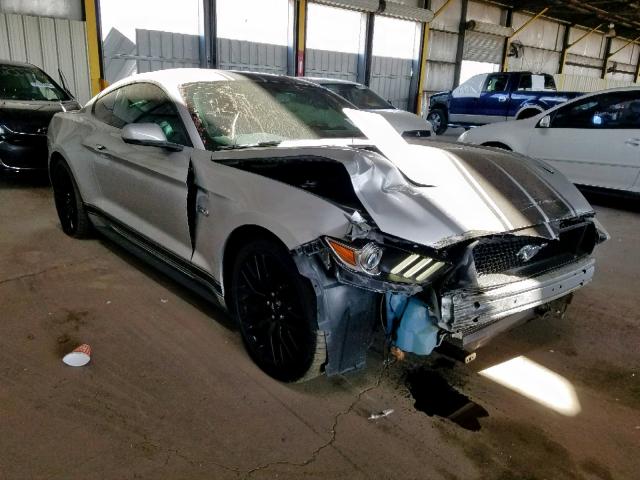 1FA6P8CF3G5279547 - 2016 FORD MUSTANG GT SILVER photo 1