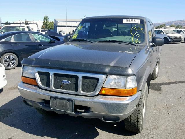 1FTZR15X5YPA24371 - 2000 FORD RANGER SUP GRAY photo 2