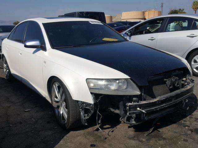 WAUGN74F57N047638 - 2007 AUDI S6 QUATTRO WHITE photo 1