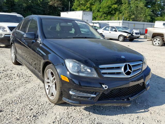 WDDGF4HB0DA825066 - 2013 MERCEDES-BENZ C 250 BLACK photo 1