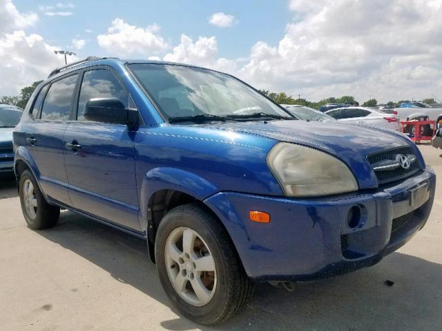 KM8JM12B96U342220 - 2006 HYUNDAI TUCSON GL BLUE photo 1