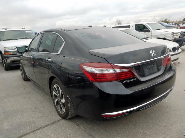 1HGCR2F7XGA063955 - 2016 HONDA ACCORD EX BLACK photo 3