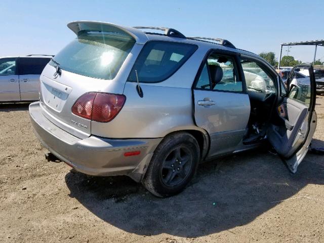 JT6GF10UXY0077824 - 2000 LEXUS RX 300 SILVER photo 4