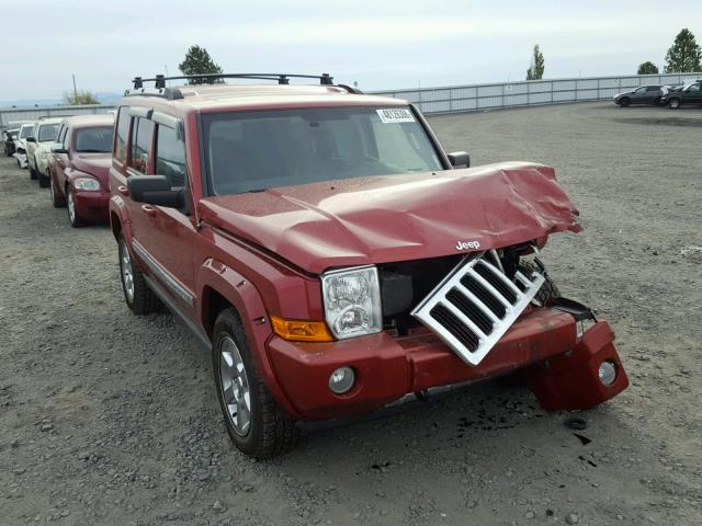 1J8HG582X6C124603 - 2006 JEEP COMMANDER RED photo 1