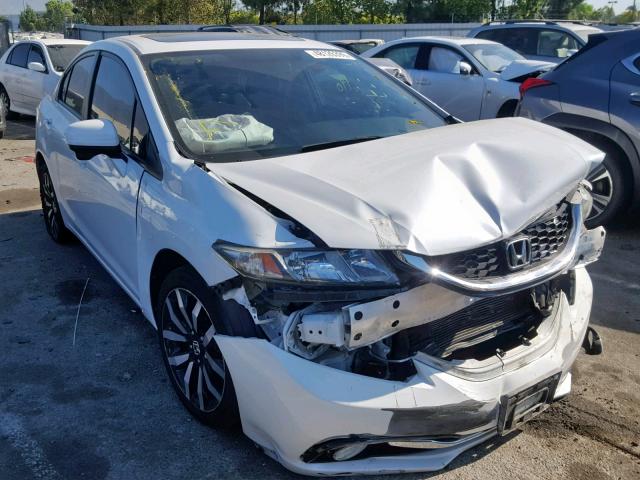 19XFB2F91FE237019 - 2015 HONDA CIVIC EXL 白色 照片 1