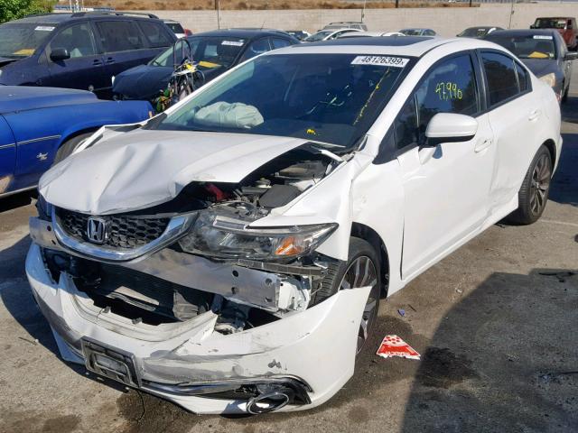 19XFB2F91FE237019 - 2015 HONDA CIVIC EXL 白色 照片 2